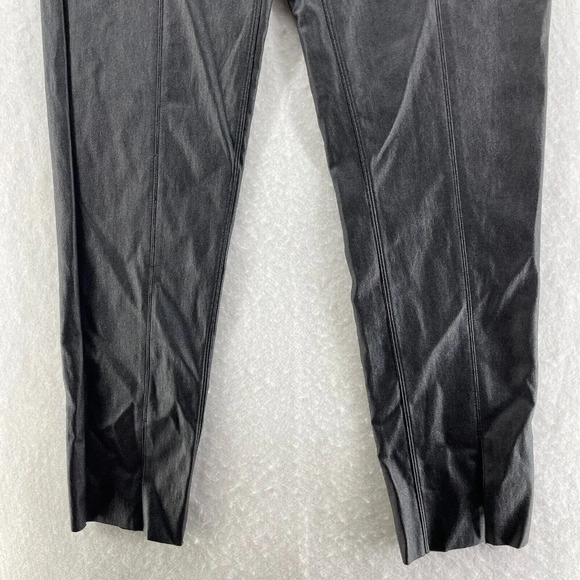 Shinestar Pants Women L Black Slim Stretch Tapered Ankle Career  Casual Button - Picture 7 of 10